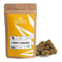 Ανθοί κάνναβης hempower candy caramel 34% cbd 2 gr
